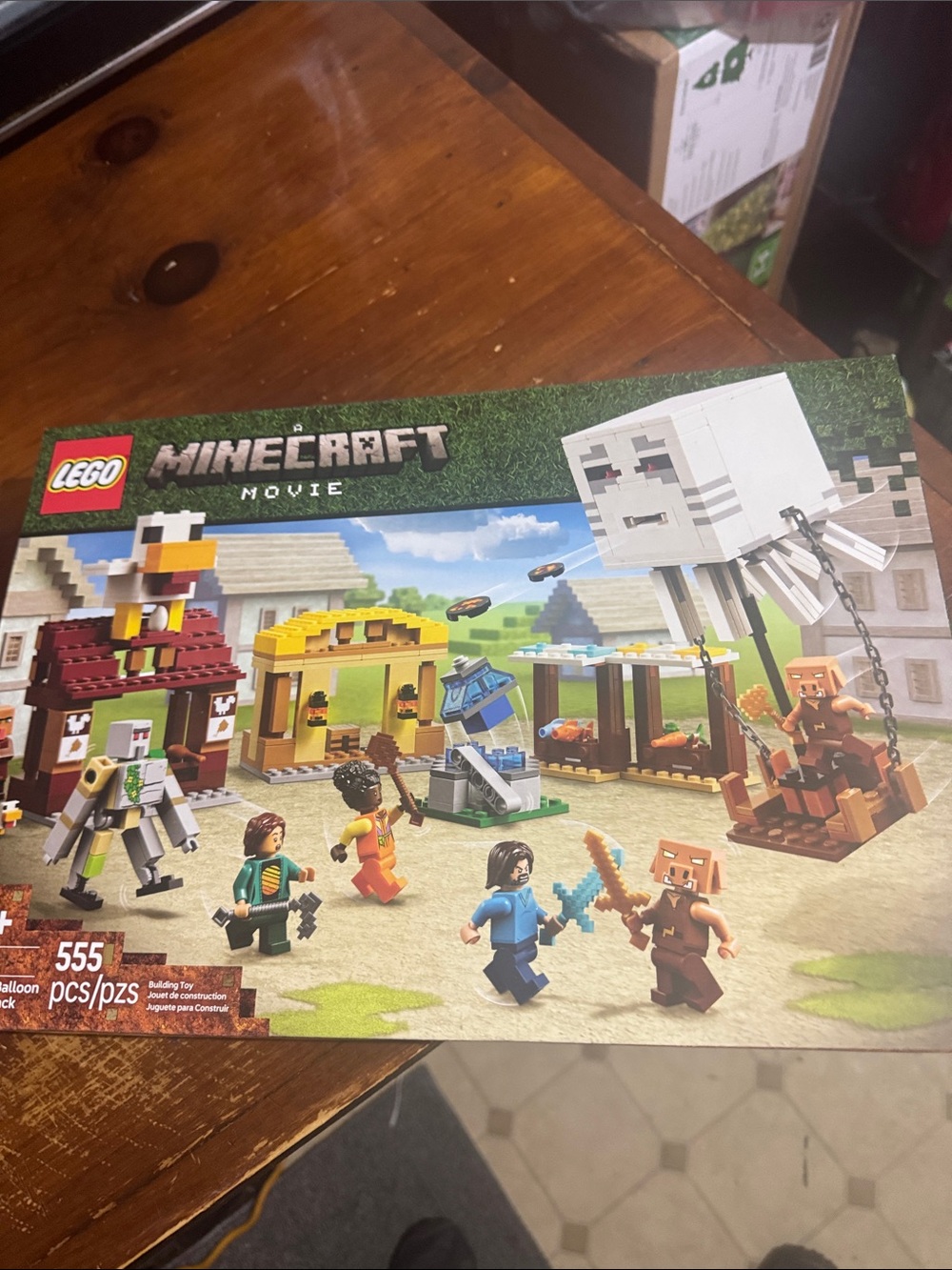 LEGO Minecraft Marketplace Adventure Set - Blue, Yellow, Green, White, Brown
